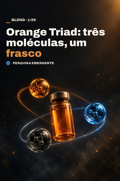 Capa do vídeo Orange Triad: três moléculas, um frasco