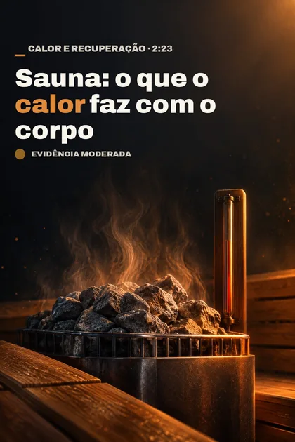 Capa do vídeo Sauna: o que o calor faz com o corpo